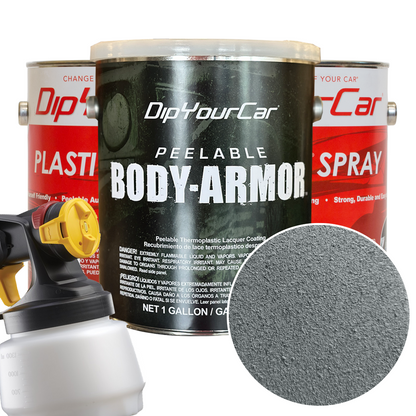 GUNMETAL GREY Peelable Body Armor Kit