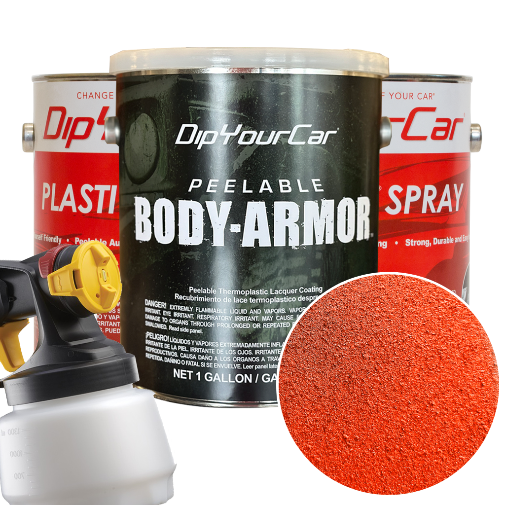 SAFETY CONE ORANGE Peelable Body Armor Kit