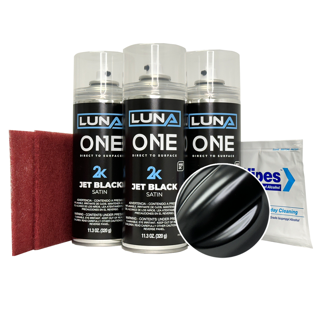 Luna One Satin Black Wheel Kit